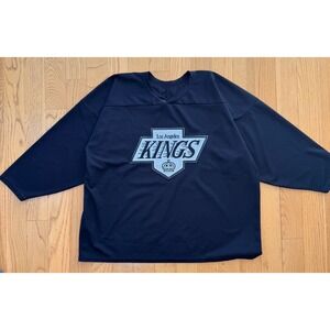 vintage CCM Los Angeles Kings logo jersey mesh